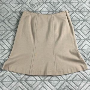 Kay Unger knit skirt beige